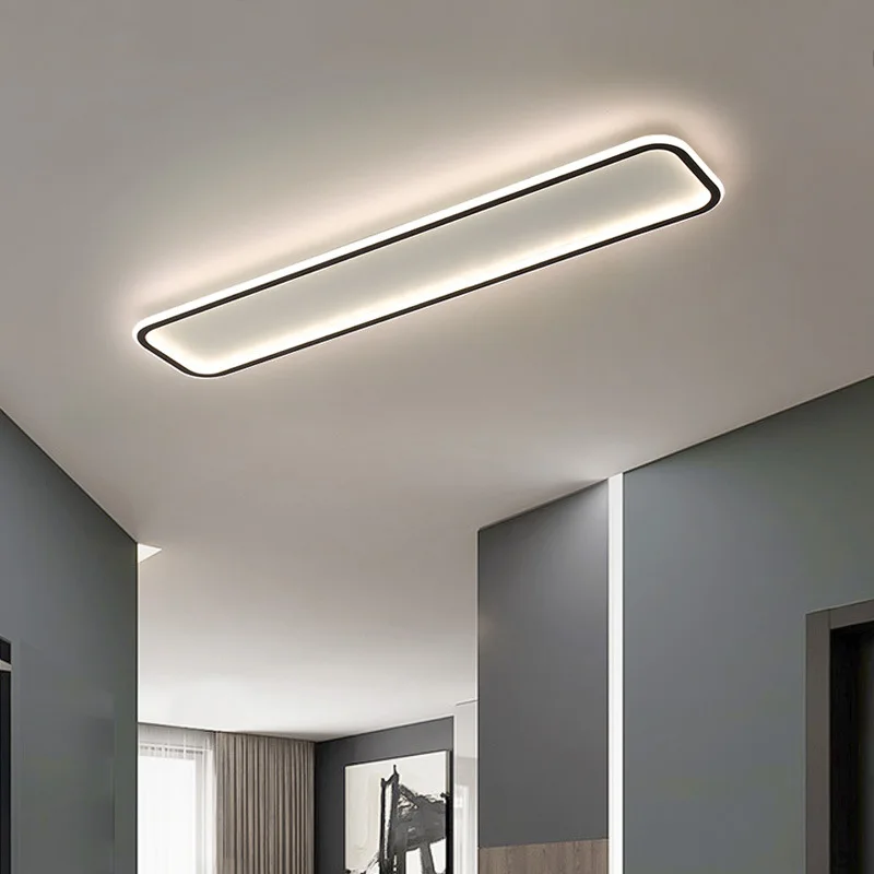 

Italian Minimalism Walkway Ceiling Light Modern Simple Rectangle Balcony Led Ceiling Light Indoor Lighting Lampada De Teto FYCL