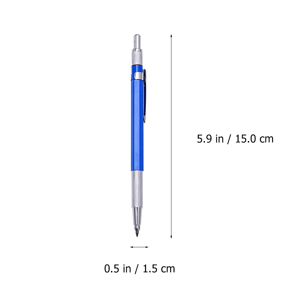 

2 Sets Premium Mechanical Pencils For Draft Drawing Carpenter Pencil Non-Slip Lead Pencil Marking On Steel Glass Ceramic
