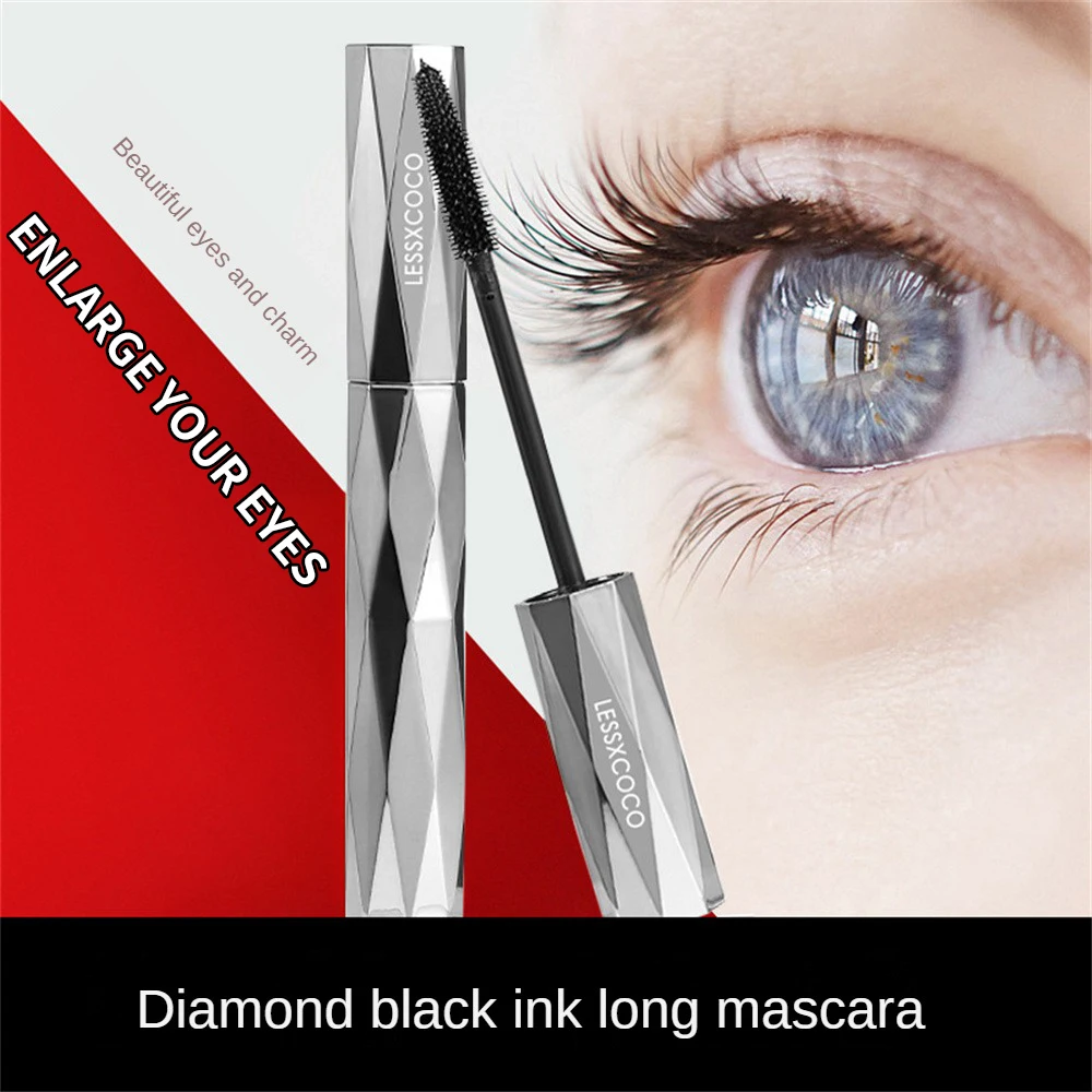 1/3/5 Stuks Mascara Waterdichte Zijden Vezel Mascara Cosmetica Zwarte Mascara Vlekbestendige Grote Ogen 3d Mascara Ogen Make-Up