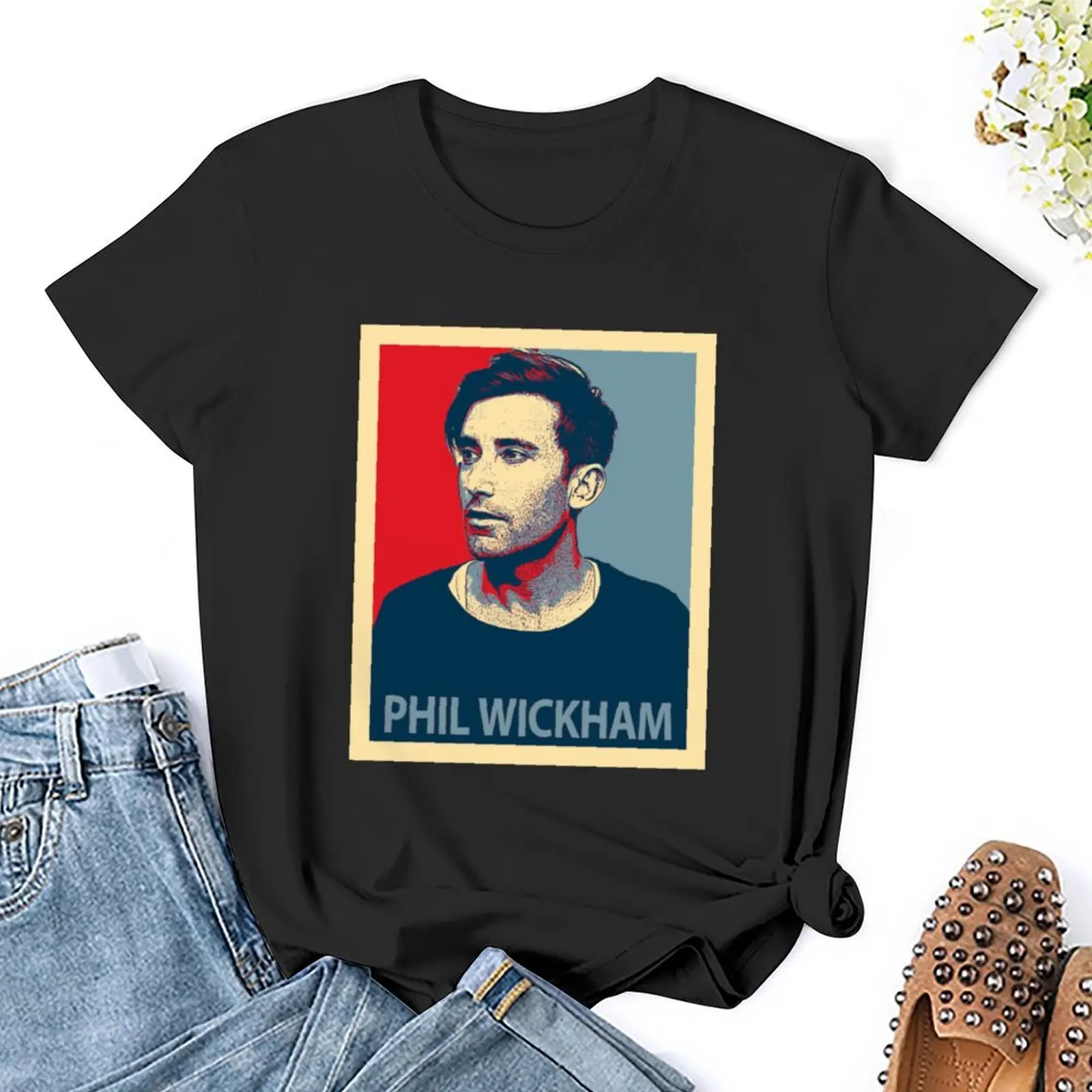 Phil Wickham T-shirt aesthetic clothes animal print shirt for girls tees Women's cotton t-shirt