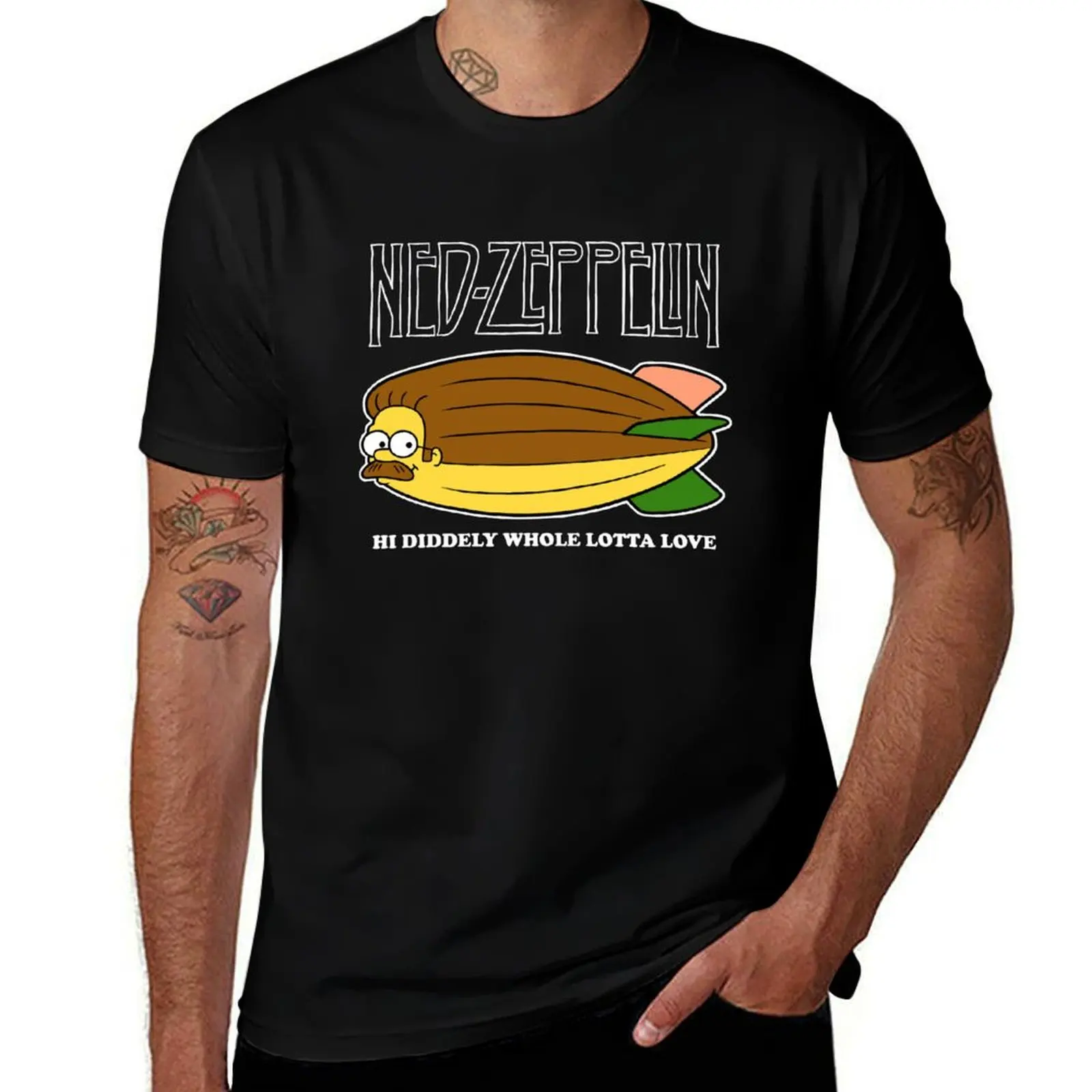 

Ned Zeppelin T-Shirt croswit shirt man cheap stuff baggy shirts T-shirts for men cotton