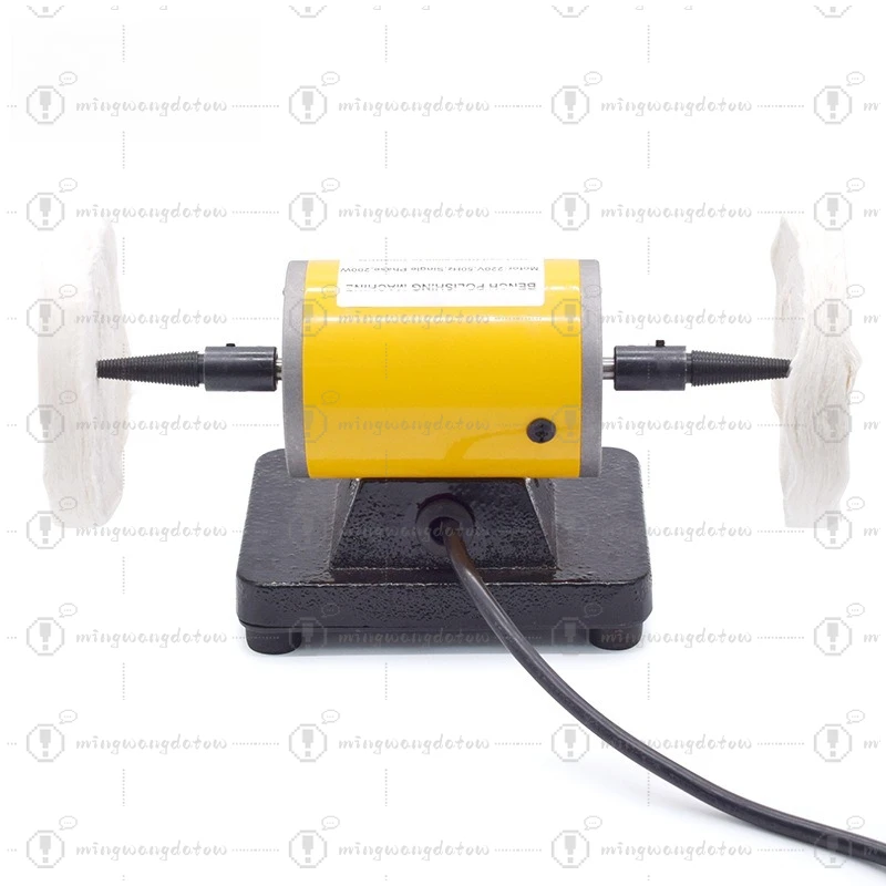 Miniature desktop speed-regulated grinder, jewelry polishing, double-wheel polishing SIP-60