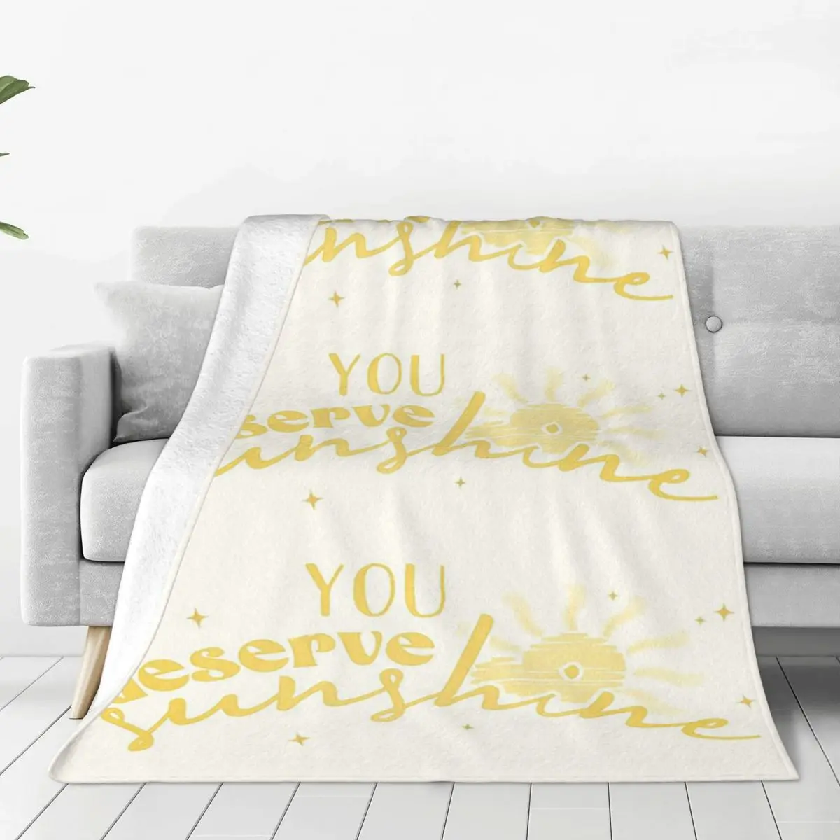 You Deserve Sunshine. Heated Rivalry Blankets Soft Warm Flannel Throw Blanket Plush for Bed Living room Picnic Travel Home Sofa