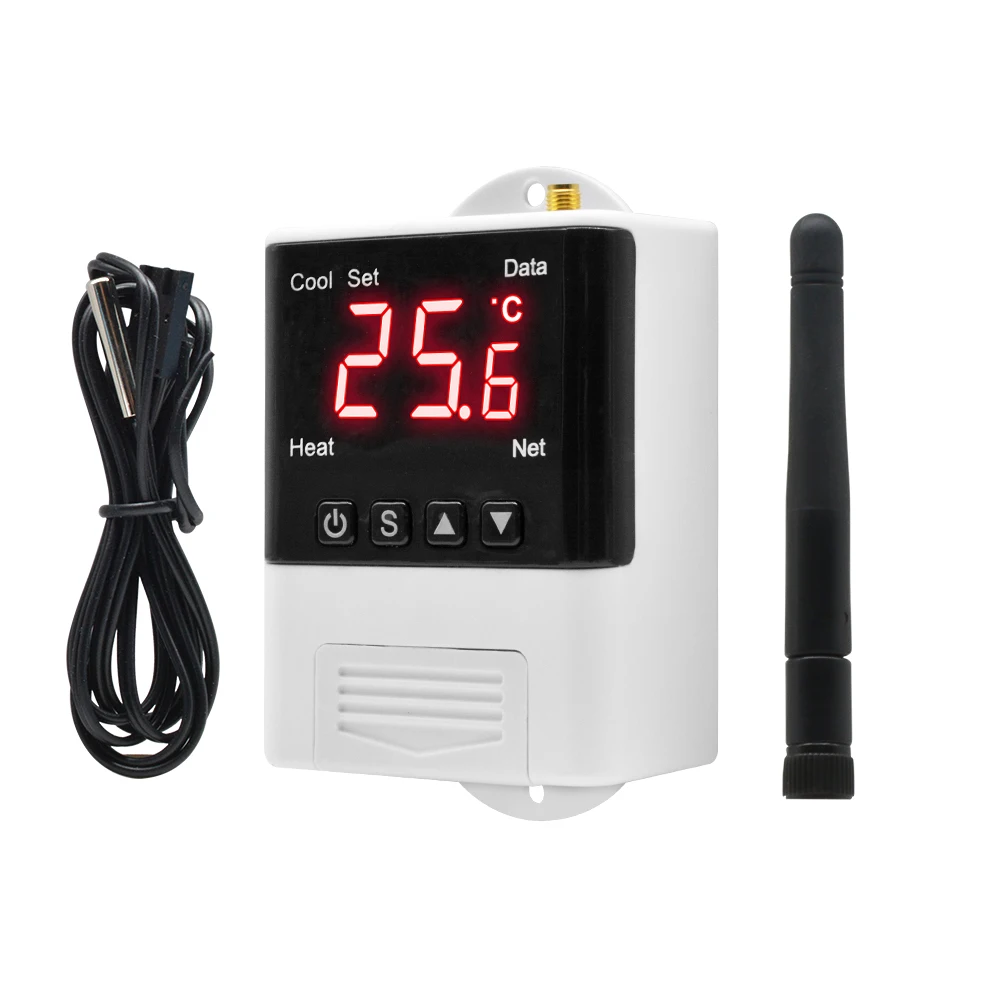 AC110V-220V DTC1201 Wifi Thermostat Humidistat Digital Temperature Humidity Controller Regulator NTC Thermoregulator