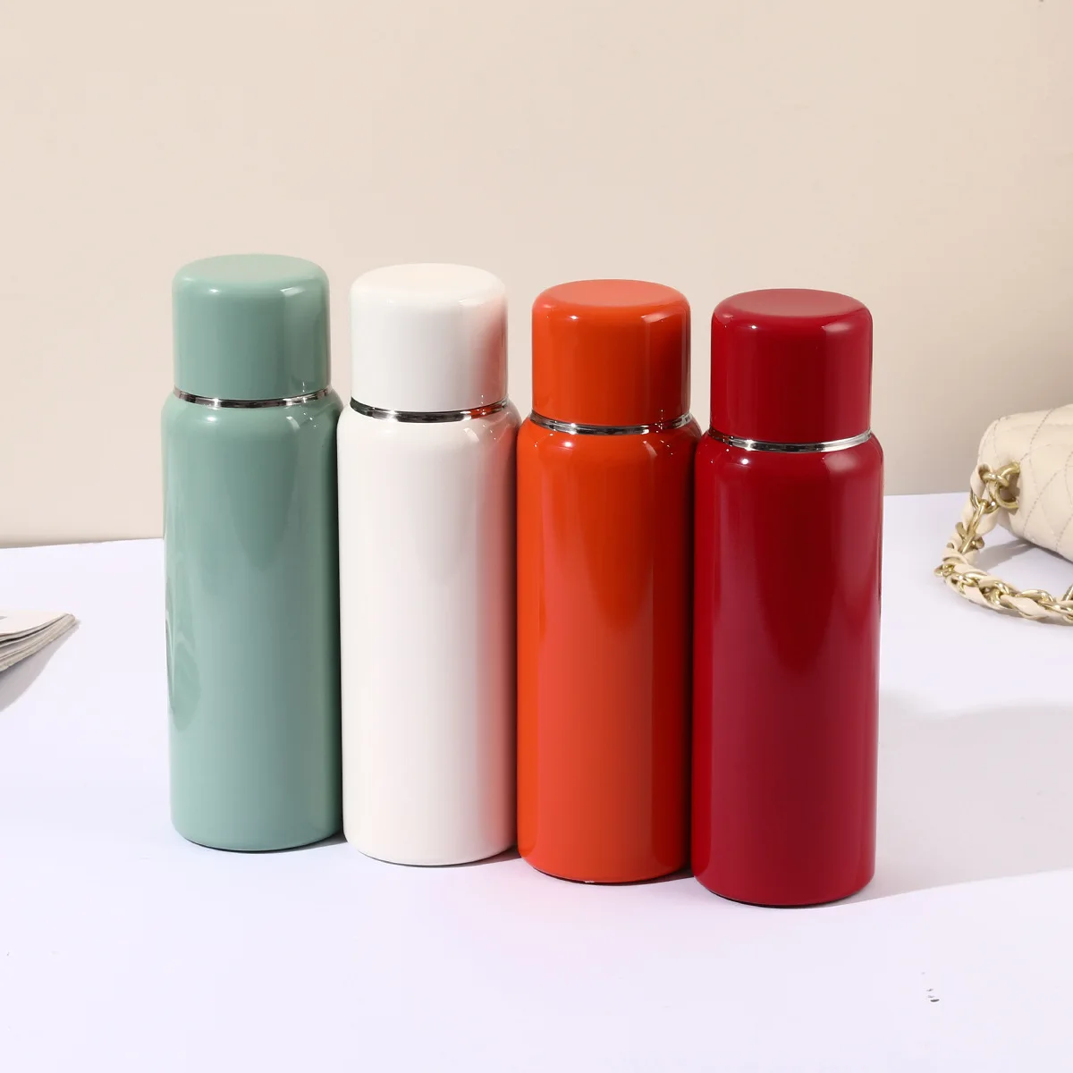 

500ml Business Thermal Water Bottle With Temperature Display,Double-layer Stainless Steel Vacuum Flask,Gift,Portable Thermos Cup