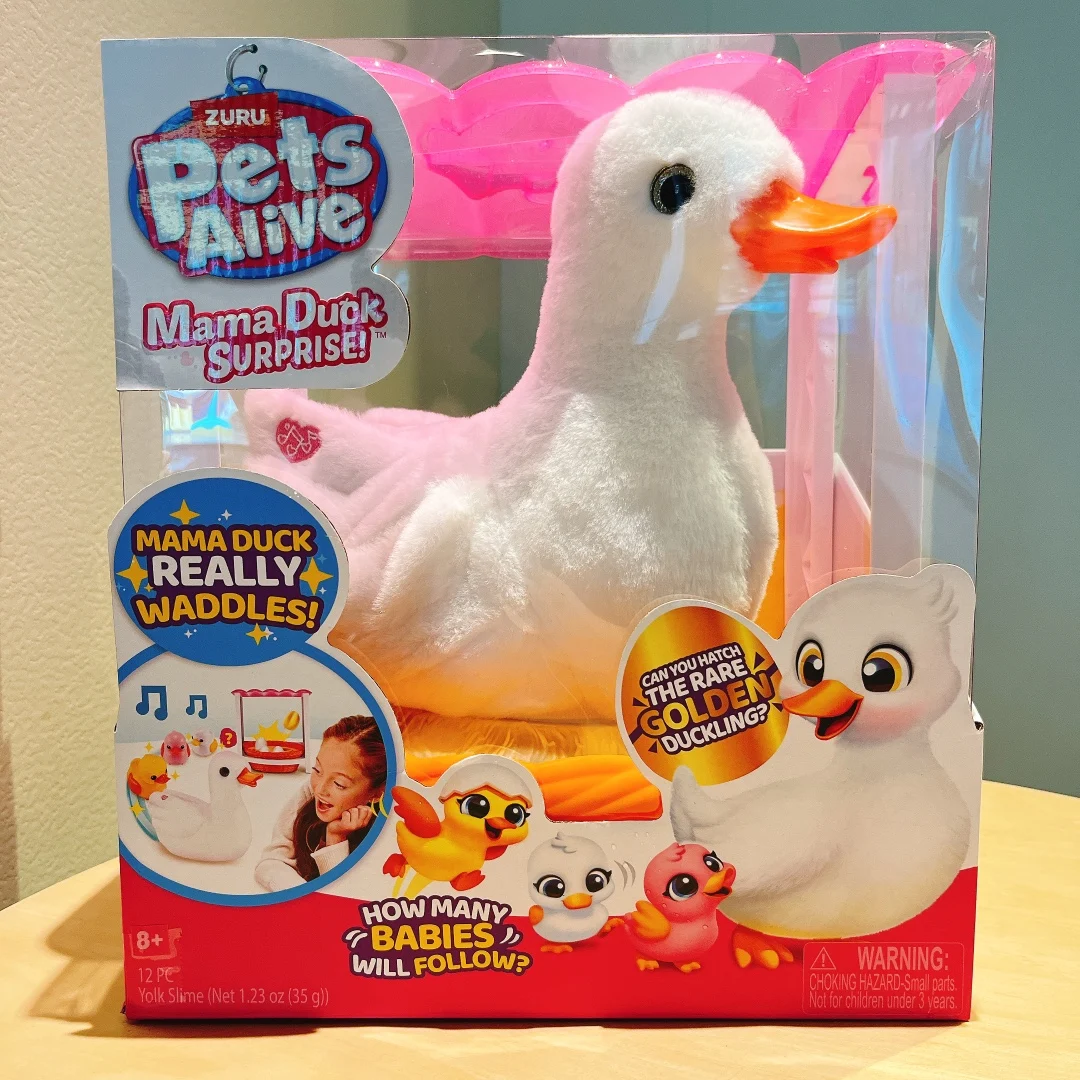 

Zuru Pets Alive Mama Duck Surprise Walking Plush Duck Toy With Realistic Sound And Baby Ducks Girls Companion Doll Birthday Gift