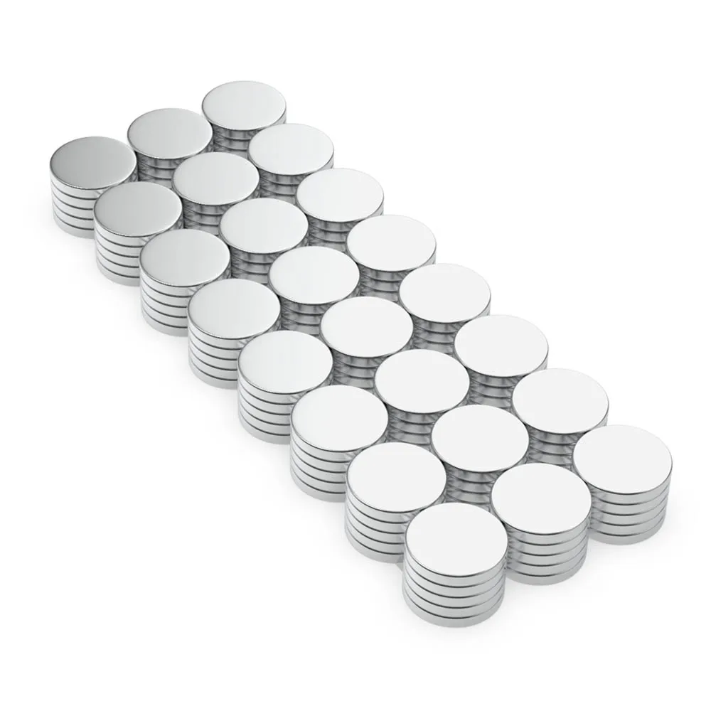 12x2mm N35 Ímã de neodímio super forte redondo NdfeB Ímãs magnéticos permanentes poderosos ímãs de geladeira 12*2