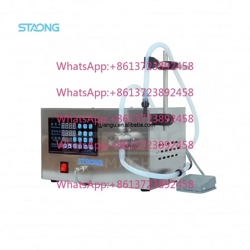 Electric Magnetic Pump Liquid Filling Machine Table Top Pump Filling Machine Magnetic Pump Micro-computer Liquid Filling Machine
