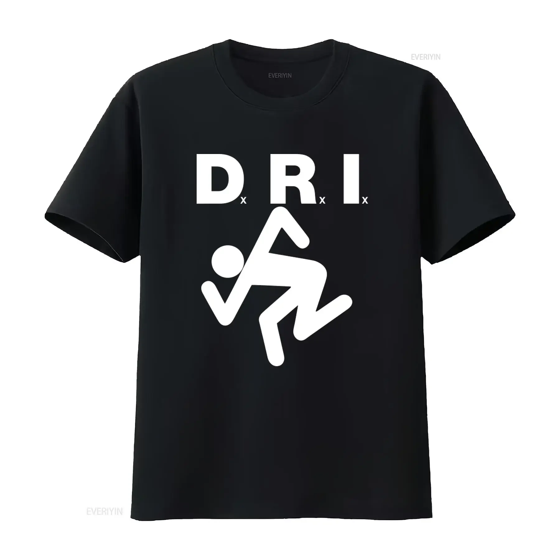 Bby Top New D R I SKANKER BLACK T Shirt Dri Dirty Rotten Imbeciles Crossover Thrash  vintage Washed streetwear graphic Slightly