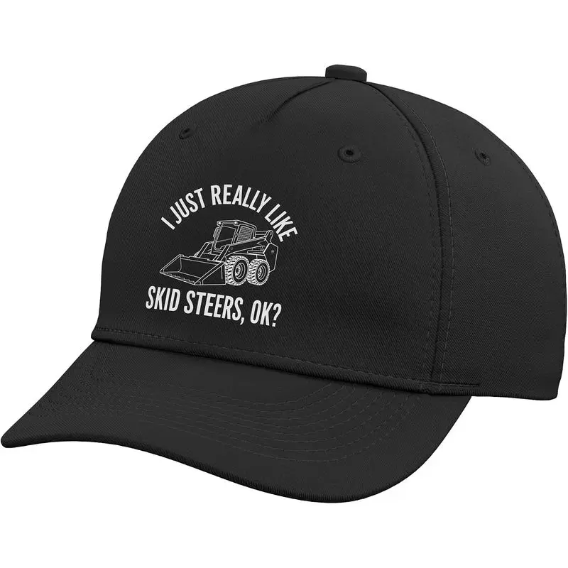 Best Skid Steer Art For Men Women Skid Steer Loader Operator Adjustable Baseball Hat