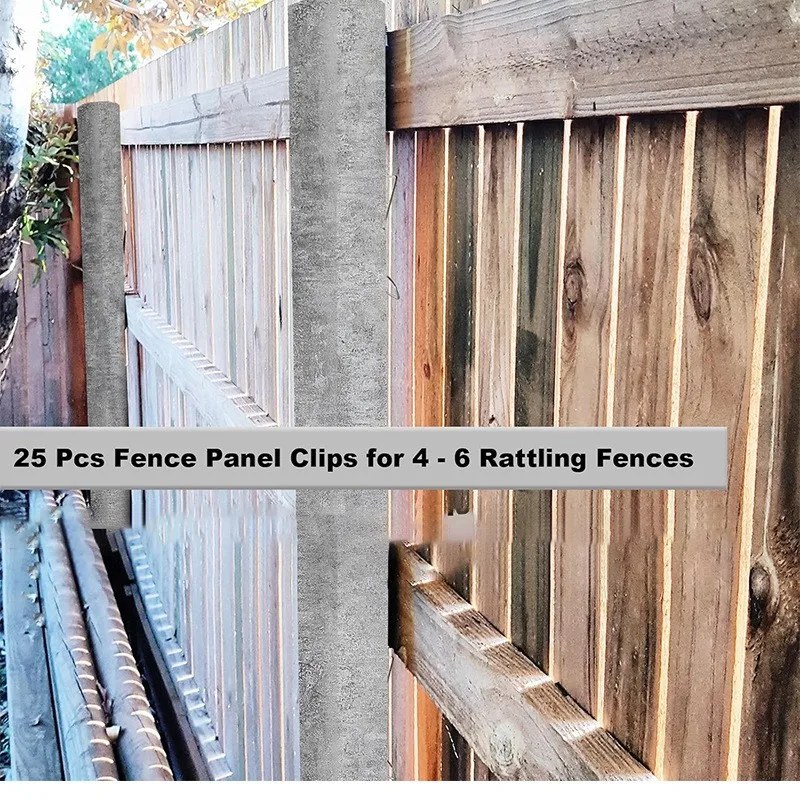 

Зажимы для панелей забора из нержавеющей стали AAAF, 50 шт. – Ударопрочные инструменты для садовых ограждений для надежной установки