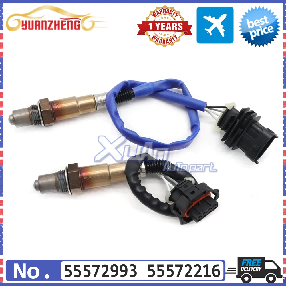 NEW 55572993 55572216 Front Rear Air Fuel Ratio Lambda Oxygen Sensor for Chevrolet Cruze Limited Trax Sonic VOLT 1.4L 1.8L ELR