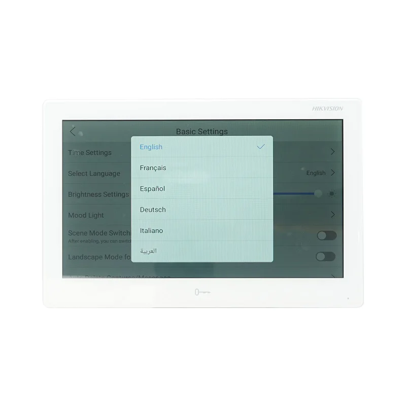 HIKVISION Internationale Version, 10-Zoll-Innenmonitor DS-KH9510-WTE1(B), 802.3af POE, App Hik-Connect, WLAN, Video-Gegensprechanlage. – Detail 4