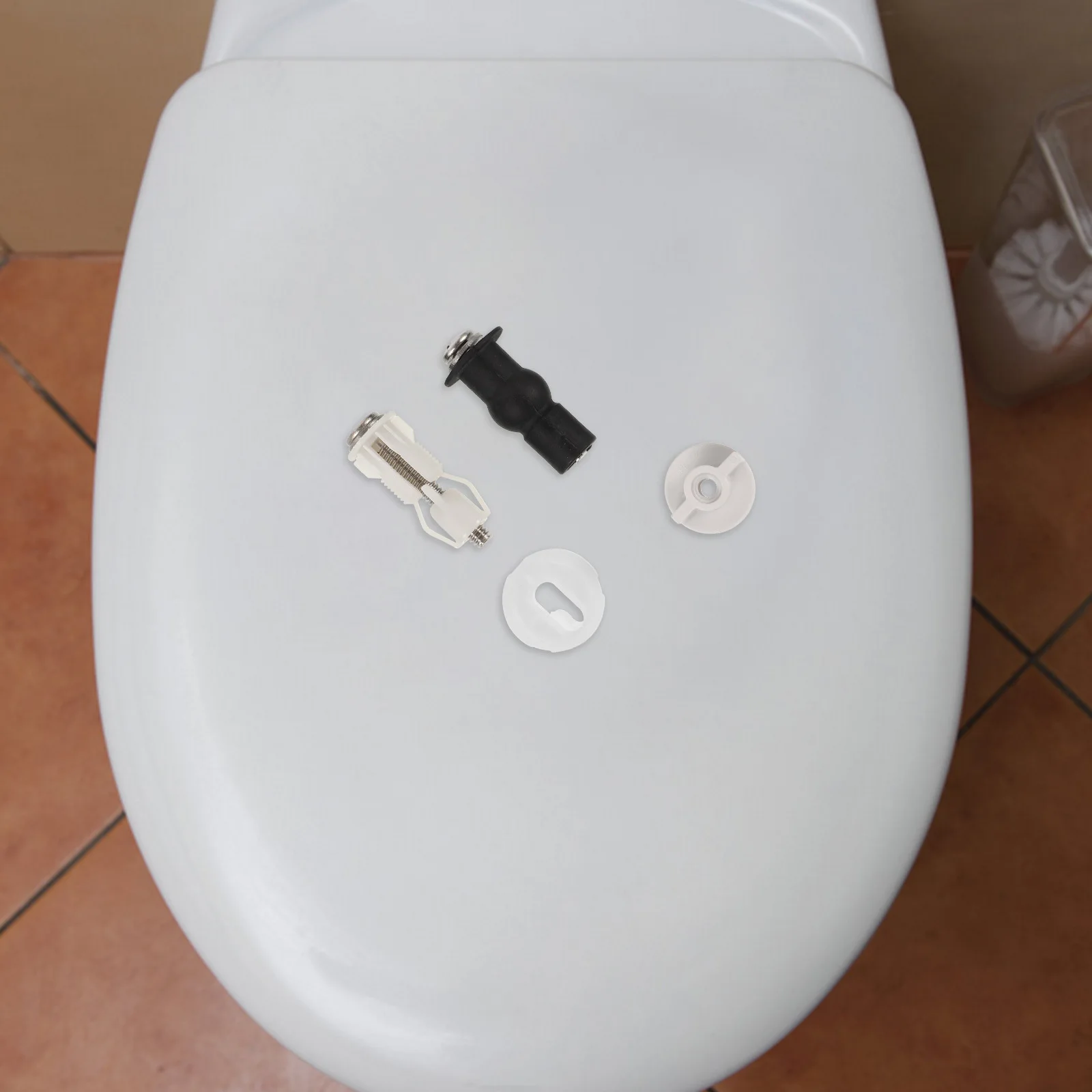 

Toilet Seat Hinges Replacement Parts Durable Easy Install Compatible Various Seats Secure Fastening Comprehensive Accessories