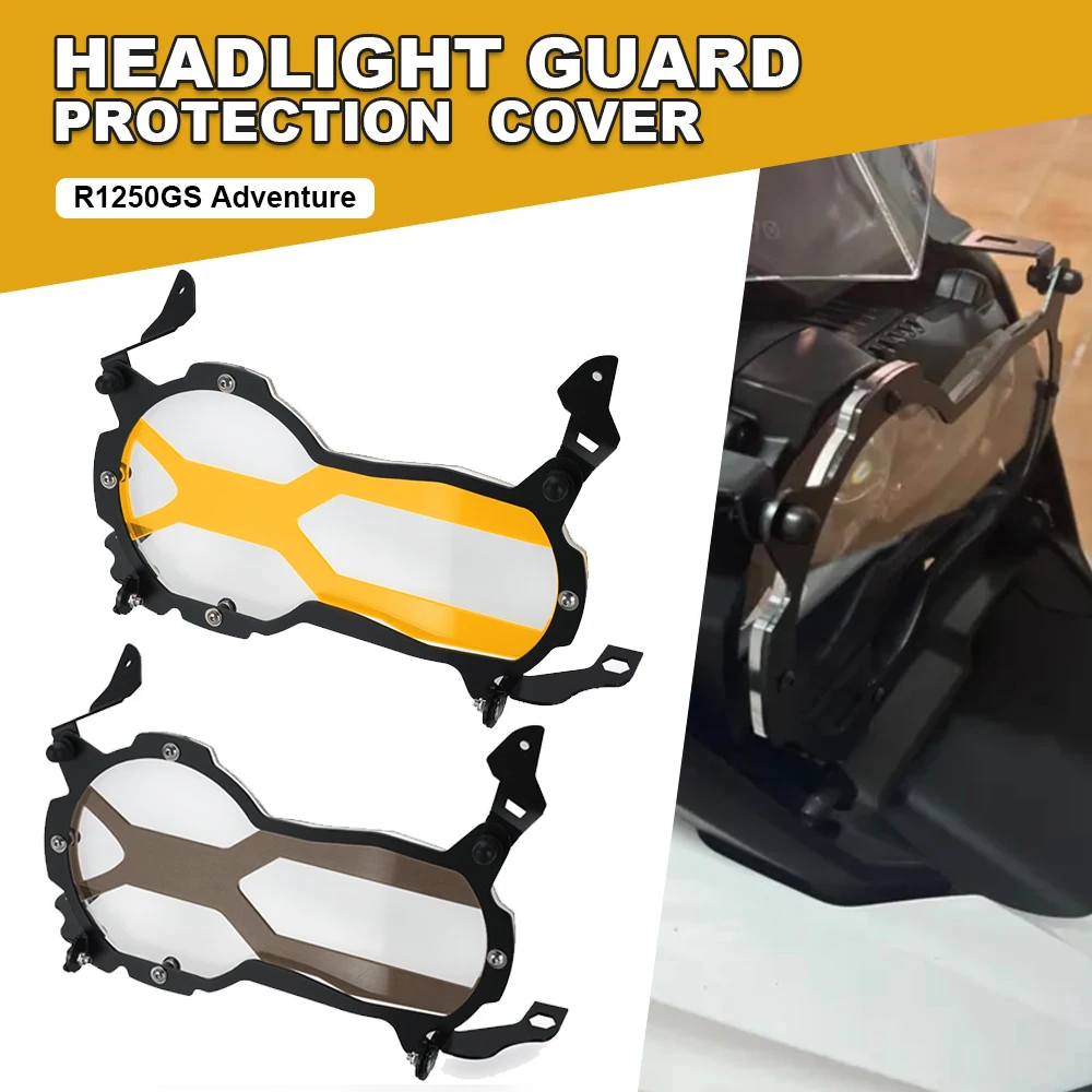 

2019-2023 For BMW R1250GS Adventure R1200GS /LC 40th Anniversary Edition Motorcycle NEW Headlight Guard Protector Lens Cover