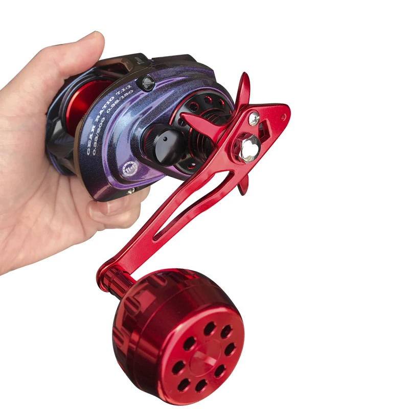 Slow Pitch Jigging Reel 17kg Gear Ratio 7.1:1 Aluminum Metal 11+1BB Fiber Drag Power Casting Shore Fishing Reel Saltwater Reel