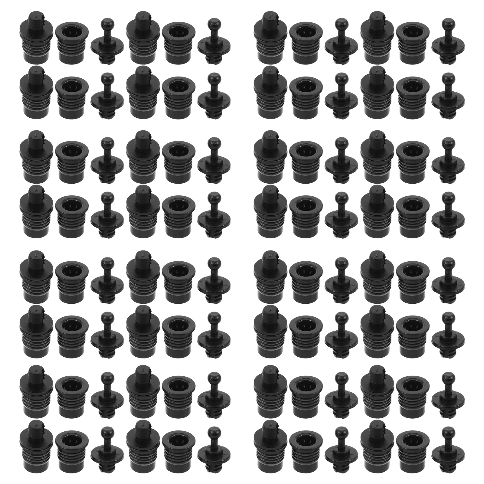 40 stuks luidsprekerrooster bevestigingsknoppen: plastic drukknoopset voor audio subwoofer stofkap luidsprekergrill clips vervanging