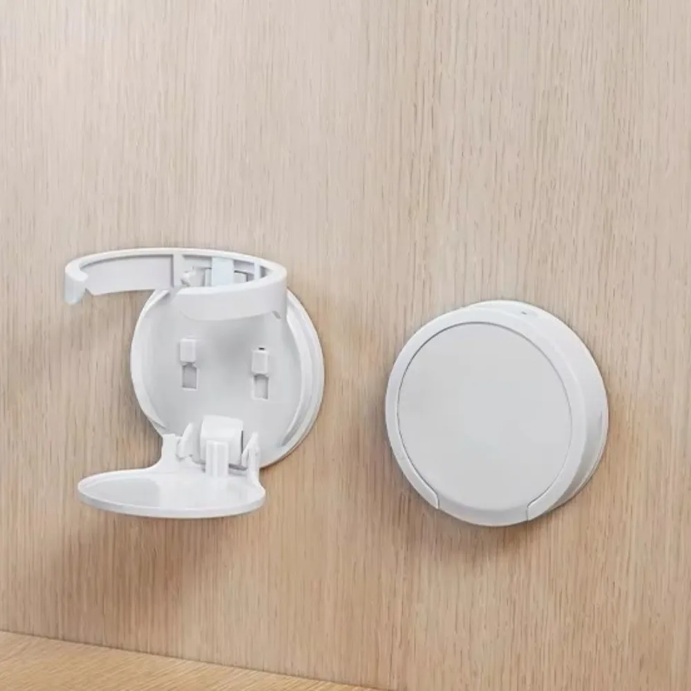 Detachable Wall Mount Cup Holder Space-Saving Stable Foldable Mug Holder Durable No Punching Desktop Bottle Rack Kitchen