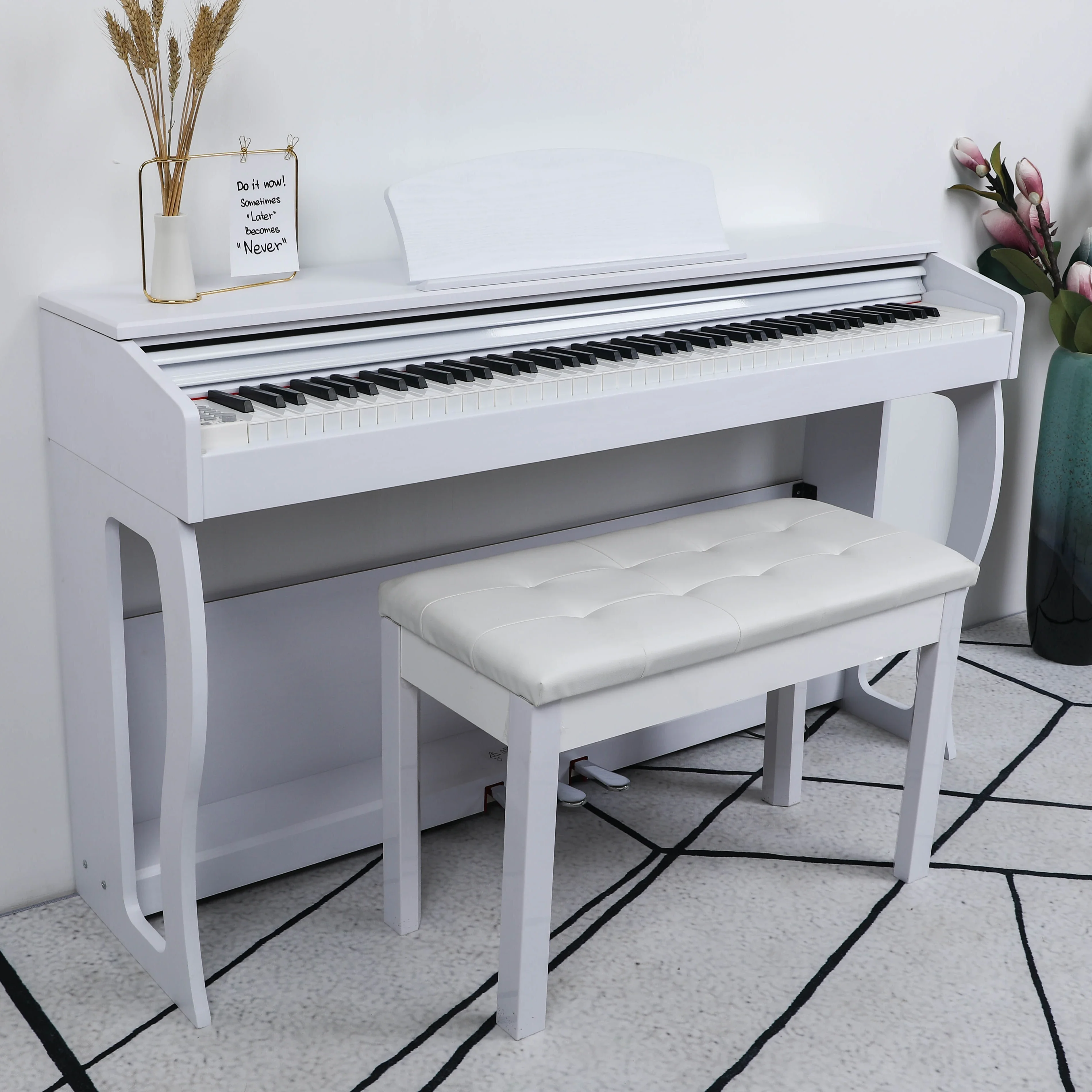 

88-keys Standard Touching Keyboard Upright PVC Electric Digital Piano With Grand Tone