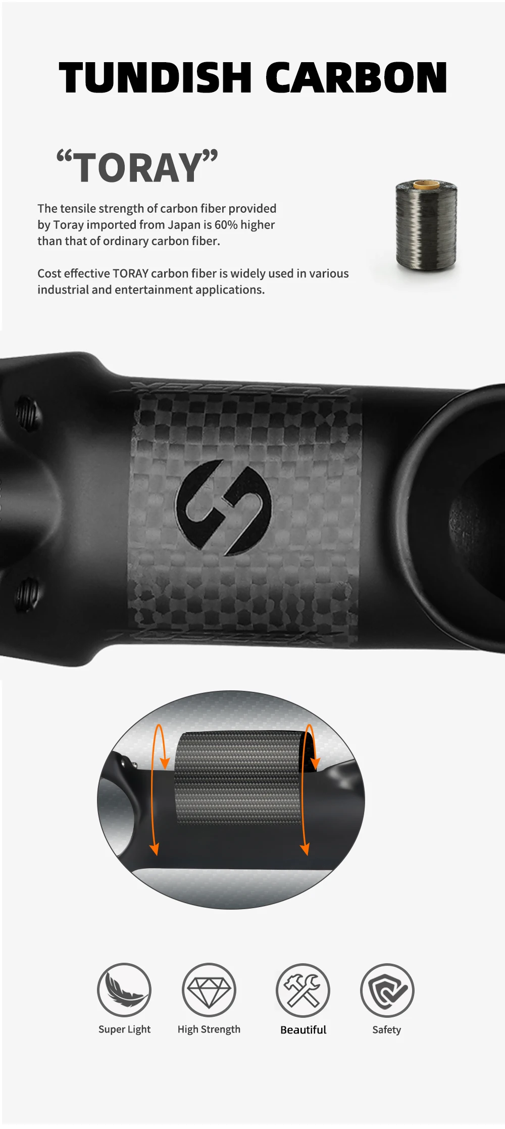TOSEEK Fahrradvorbau 31,8 mm Lenkervorbau MTB Rennrad Vorbau Winkel 25/35 Grad 60/70/80/90/100/110 mm Matt Schwarz Grau Silber – Detail 8