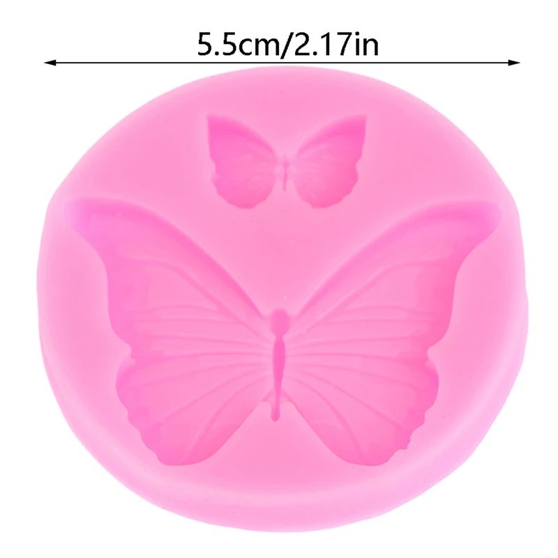 1Pc Butterfly Silicone Molds Mini Butterfly Cake Fondant Mold For DIY Chocolate Candy Cupcake Topper Decoration Desserts Mold