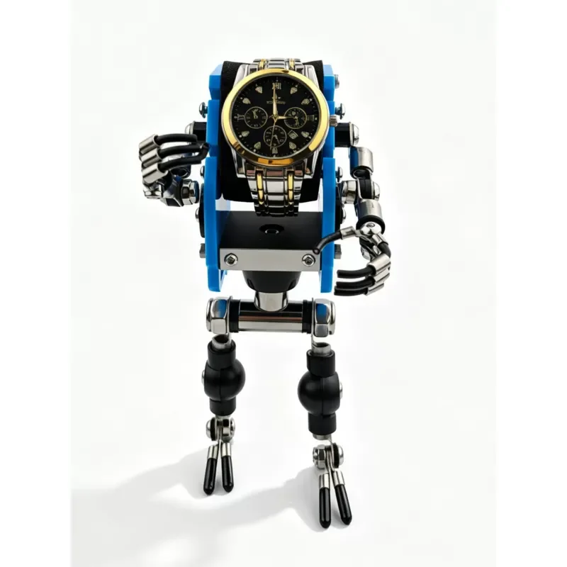 Elevate Your Workspace or Home Decor with This Creative Robot Watch Holder, A Perfect Blend of Functionality and Futuristic