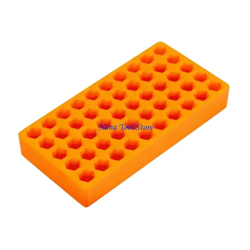 31GJ Sturdy Plastic Bit Storage Box Block Holds Up To 50Hexagonal Shank Driver Bit