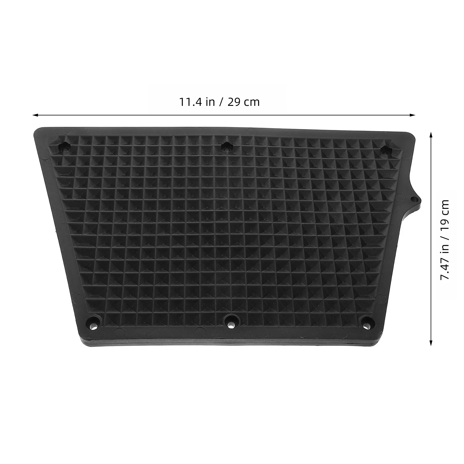 ملحقات قوارب الكاياك، لوحة تركيب خارجية من البلاستيك الأسود، دعامة محرك لقارب قابل للنفخ، زورق يخت، دعم رافدة #2