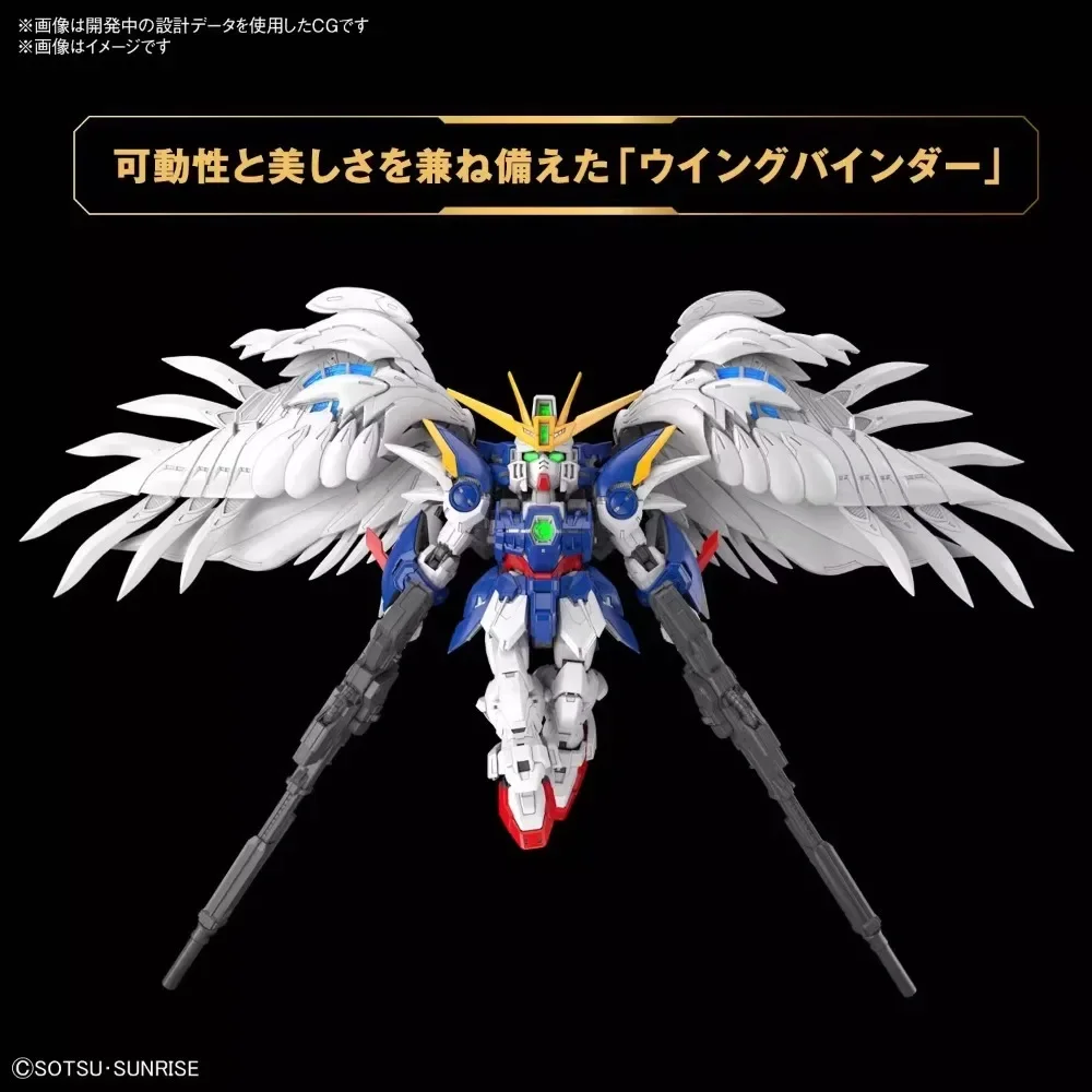 BANDAI MGSD XXXG-00W0 W-Gundam Zero Custom Q Version BB Warrior Assembly Model Action Toy Figures Christmas Gifts