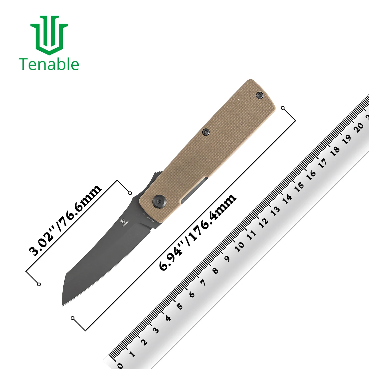 

Складной нож Tenable B2135 Higonokami с клинком D2 3,02 дюйма и рукоятью из микарты/G10/CF, с флиппером, полезный карманный нож для активного отдыха