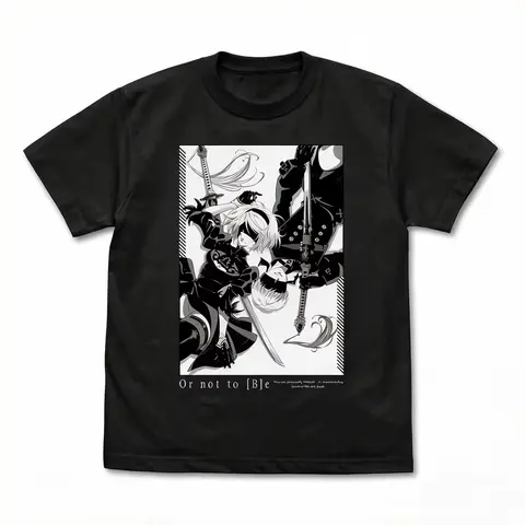 2026 Summer Hot-selling Breathable Comfortable Unisex Japanese Anime Harajuku Hip-hop Punk 2B NieR: Automata T-Shirt