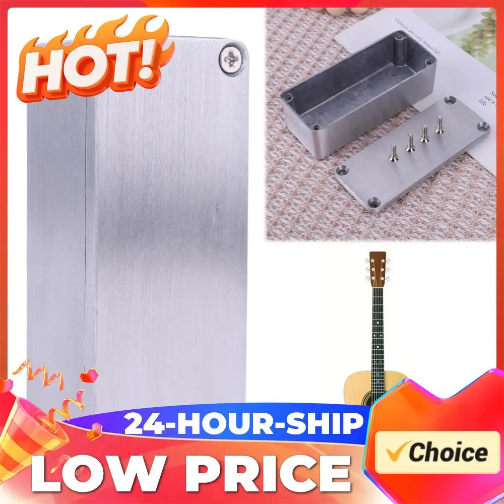 1590A Style Pedal Enclosure with Screws Guitar Effect Pedal Enclosure Aluminum Stomp Box Enclosure Musical Instrument Kit