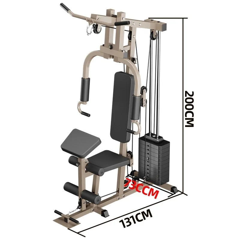 

Single-Person High Low Pull Chest Push Trainer Multi-Functional Home Fitness Equipment Wholesale Steel Combination Trainer