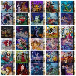 Stained Glass Window Film Frosted Glass Sticker Forest Customized Princess Prince Fairytale Mermaid For Kids Room Door Home Deco