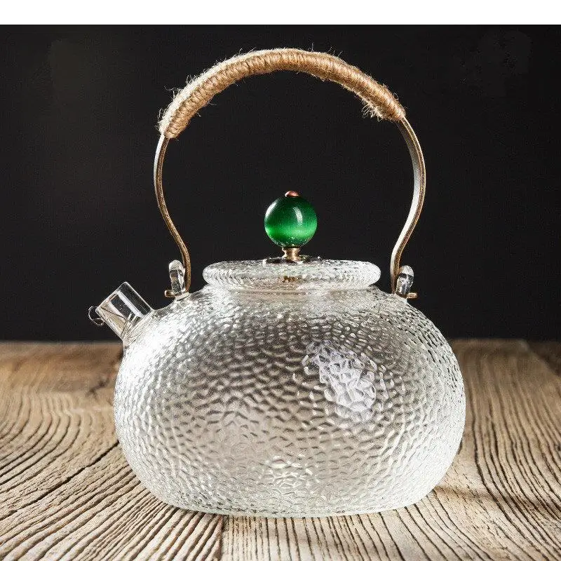 

Transparent Glass Teapot Tea Maker Kettle Flower Infuser Utensils Teaware Home Making Tools Accessories