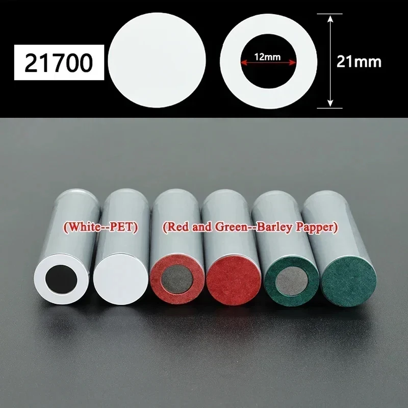 100/300pcs 21700 Li-ion Battery Insulation Gasket 1S - 8S Pack Cell Barley Adhesive Paper Insulate Tool Glue Electrode Pads