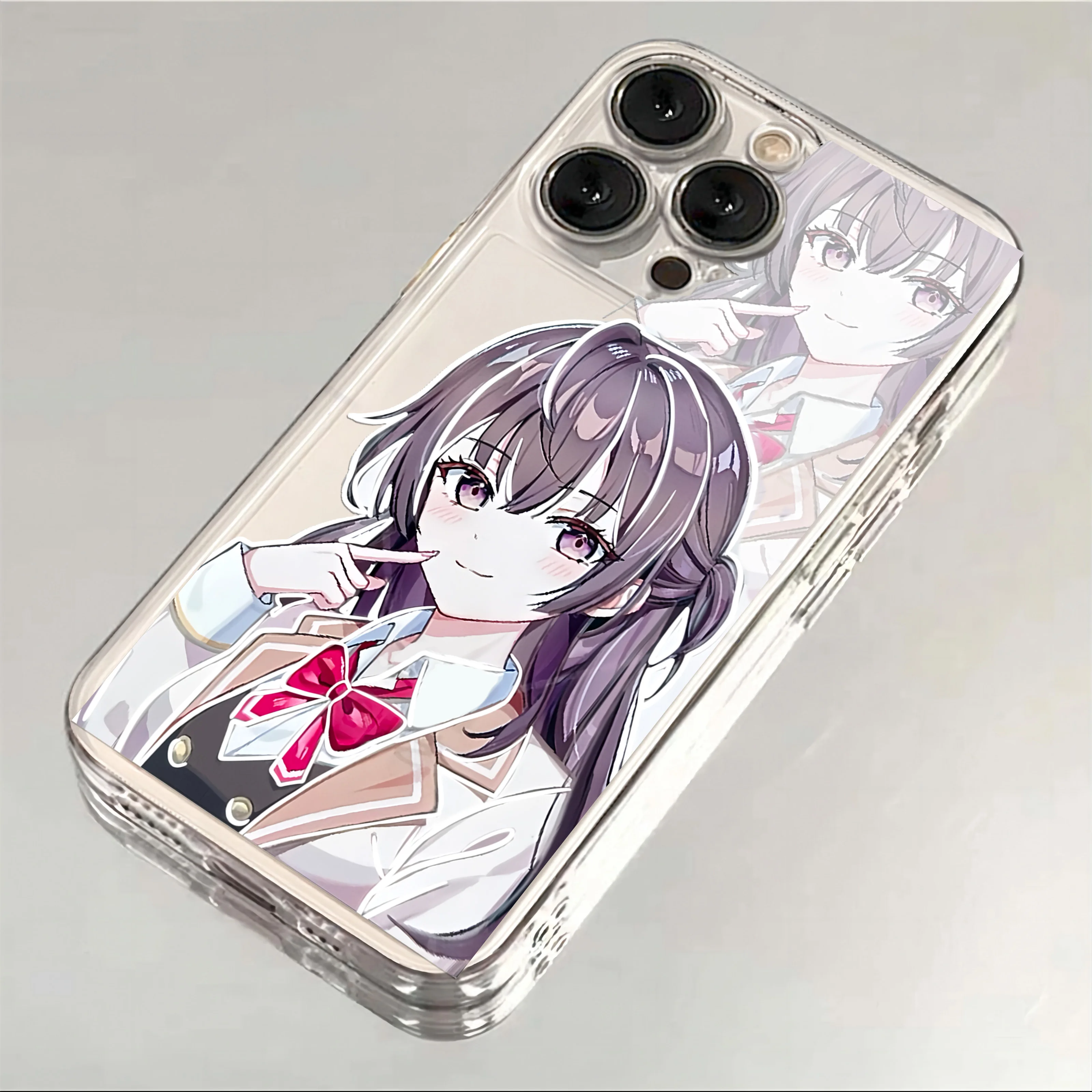 Kawaii Anime Girl Alya Phone Case For iPhone 16 15 14 13 12 11 Mini Pro Max X XR XSMax 7 8 Plus SE20 Transparent Cover image 4