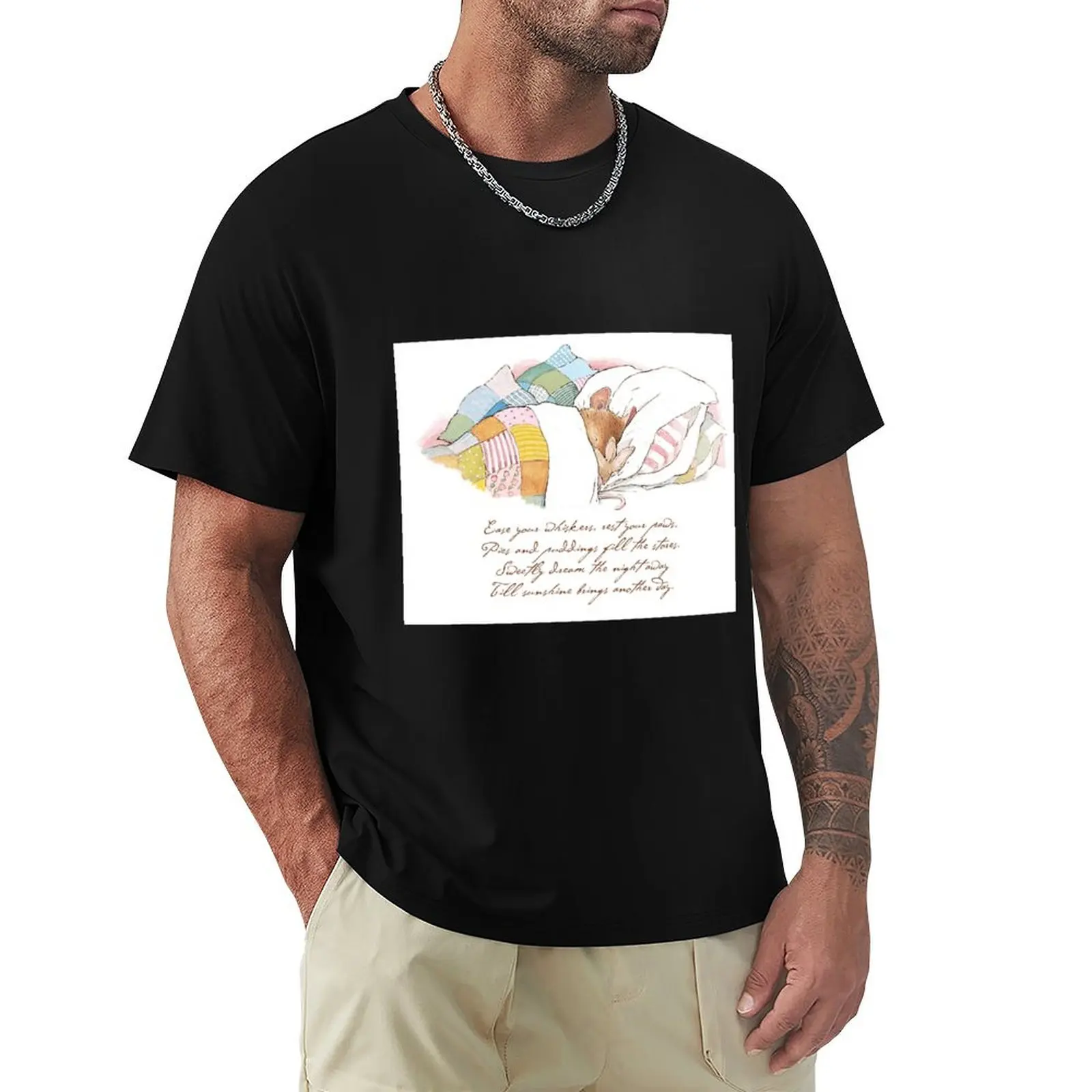 Primrose goes to sleep T-Shirt Casual Holiday Short Sleeve Tee