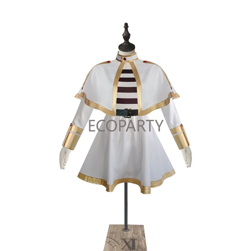 Sousou No Frieren 코스프레 코스튬 가발 신발, 애니메이션 마술사 원피스 엘프 귀 할로윈 파티, 여성 소녀 애니메이션