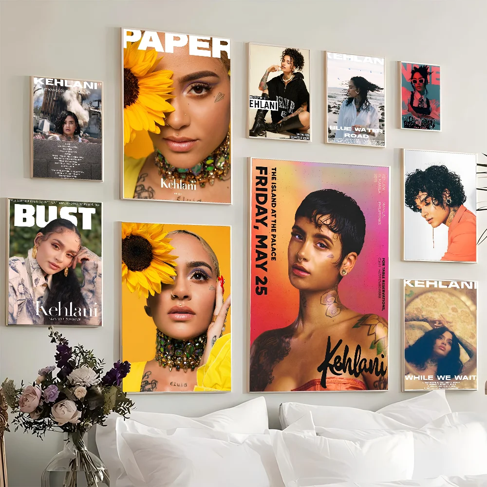 

K-Kehlani While We Wait Music Movie Sticky Posters Vintage Room Home Bar Cafe Decor Room Wall Decor