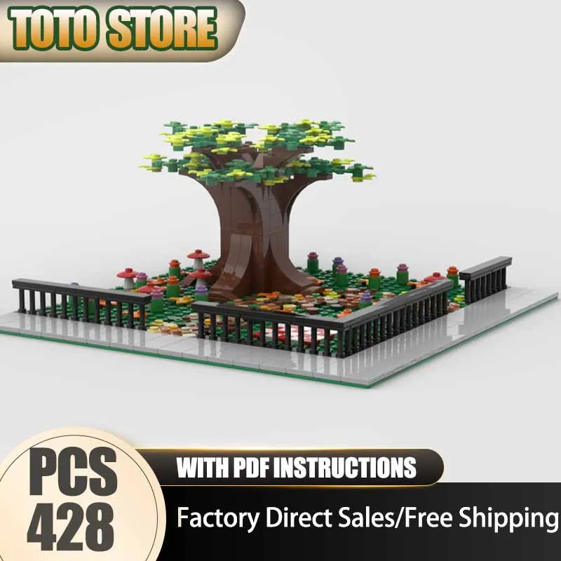 

City Street View Model Moc Building Blocks City Park Model Technology Brick DIY Assembly Construction Holiday Set Toy Gifts
