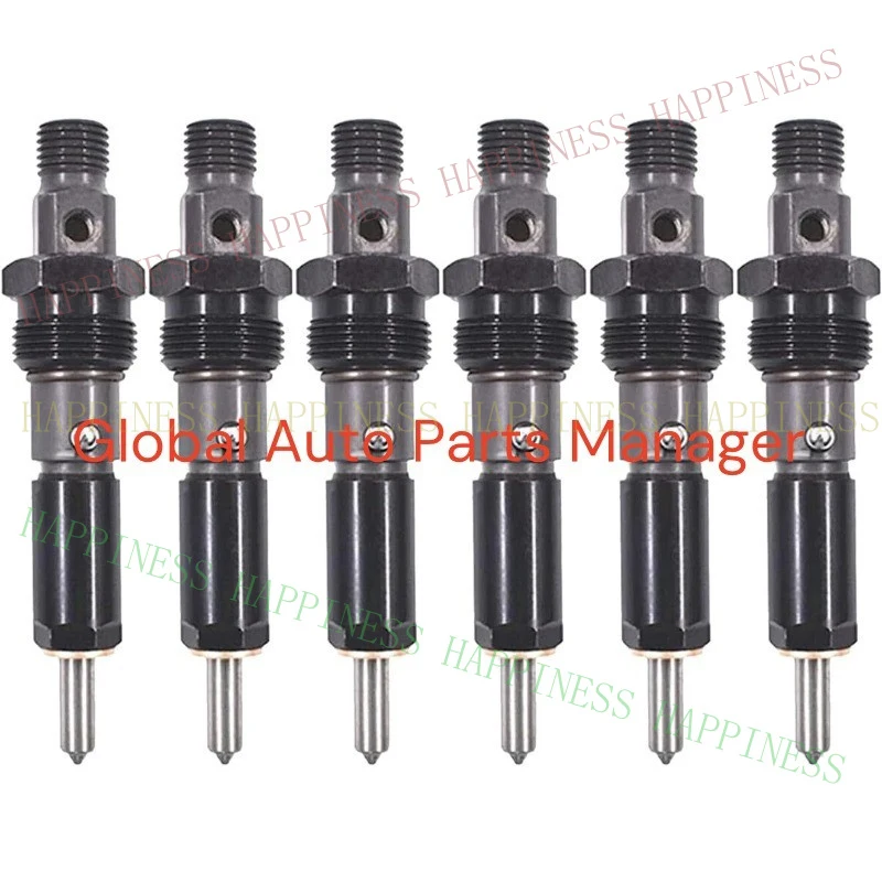 RP+   6Pcs Fuel Injector 0432133789 for  Perkins Engine 1106C-E60TA