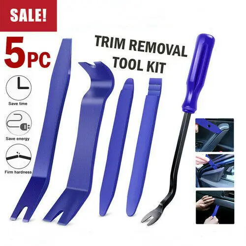 5pcs Car Multi Tool Set Car Radio Stereo Disassembly Tool Multimedia Player Panel Decoration Instrument Panel Disassembly Kit