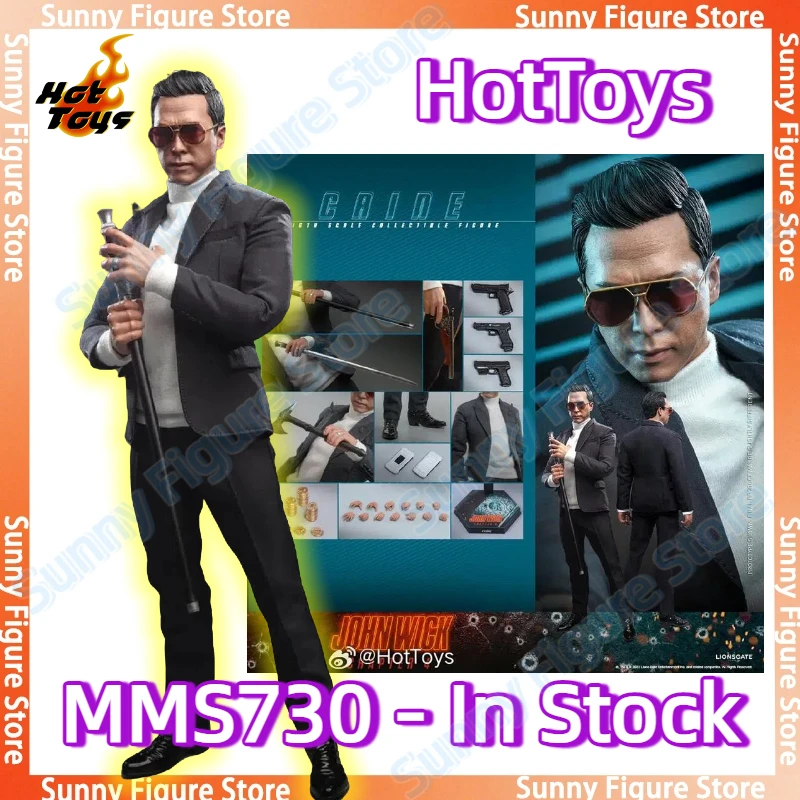 

In Stock Hottoys Hot Toys HT MMS730 1/6 John Wick Chapter 4 Caine Anime Action Figure Toys Model Collectible Gift PVC