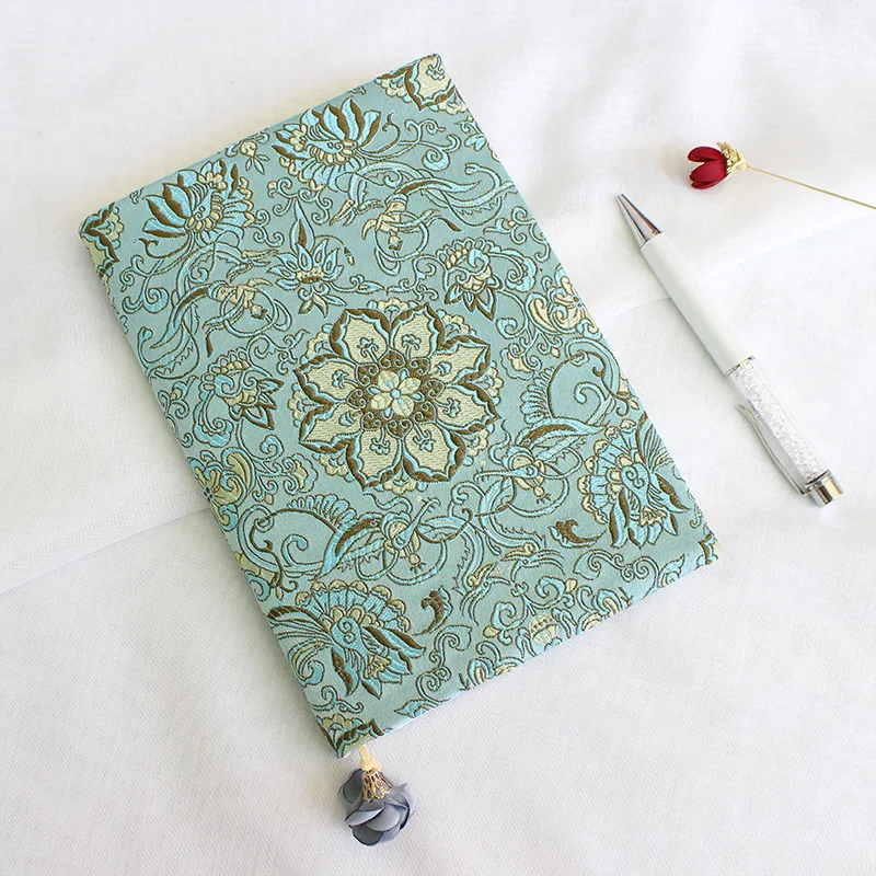 Adjustable A5/A6 Fabric Book Cover Handmade Cloth Book Jacket for Notebook Journal Protective Book Skin
