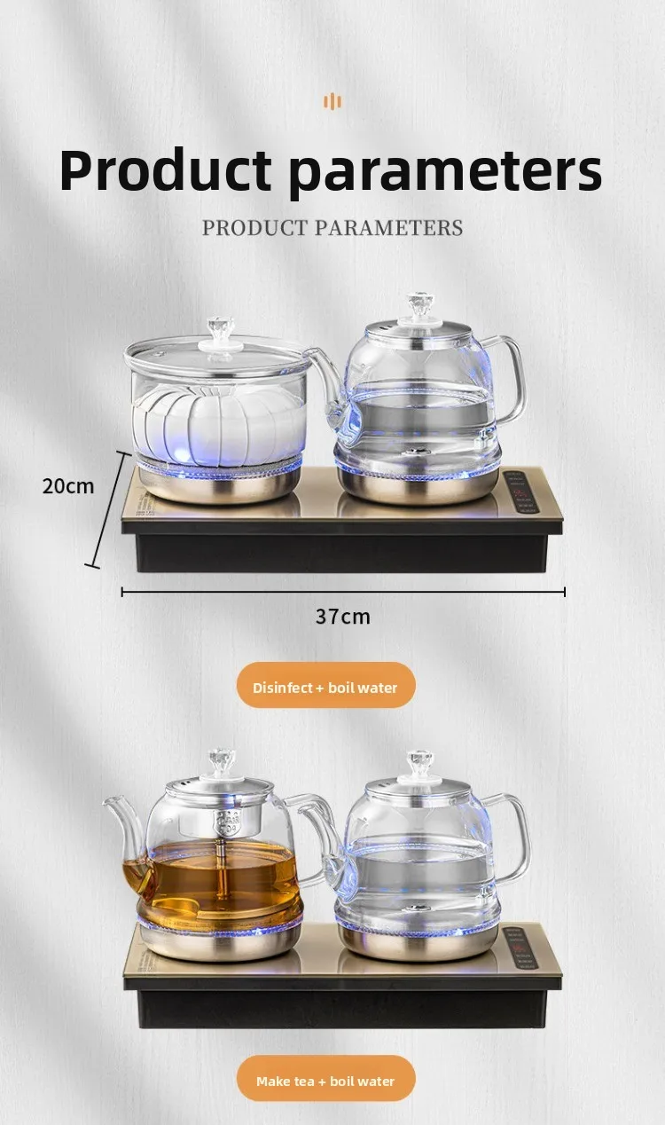 220V Automatischer Elektrischer Wasserkocher mit Eingebauter Wasserpumpe für Teeteezubereitung Alles-in-Einem-Gerät – Detail 26