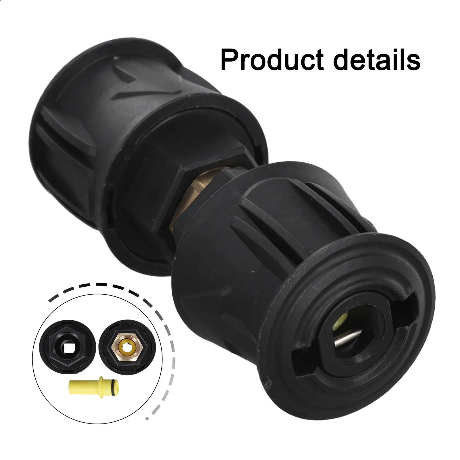 For Karcher Washer Adapter Home And Garden Cleaning Extension Adapter For M22 14mm Hoses Pressure Washer Tough Plastic Material