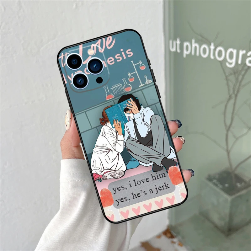 Die Liebe Hypothese Buch Handyhülle für iPhone 16 15 13 12 Mini 11 14 Pro Max X XR XS MAX Plus Cover Coque