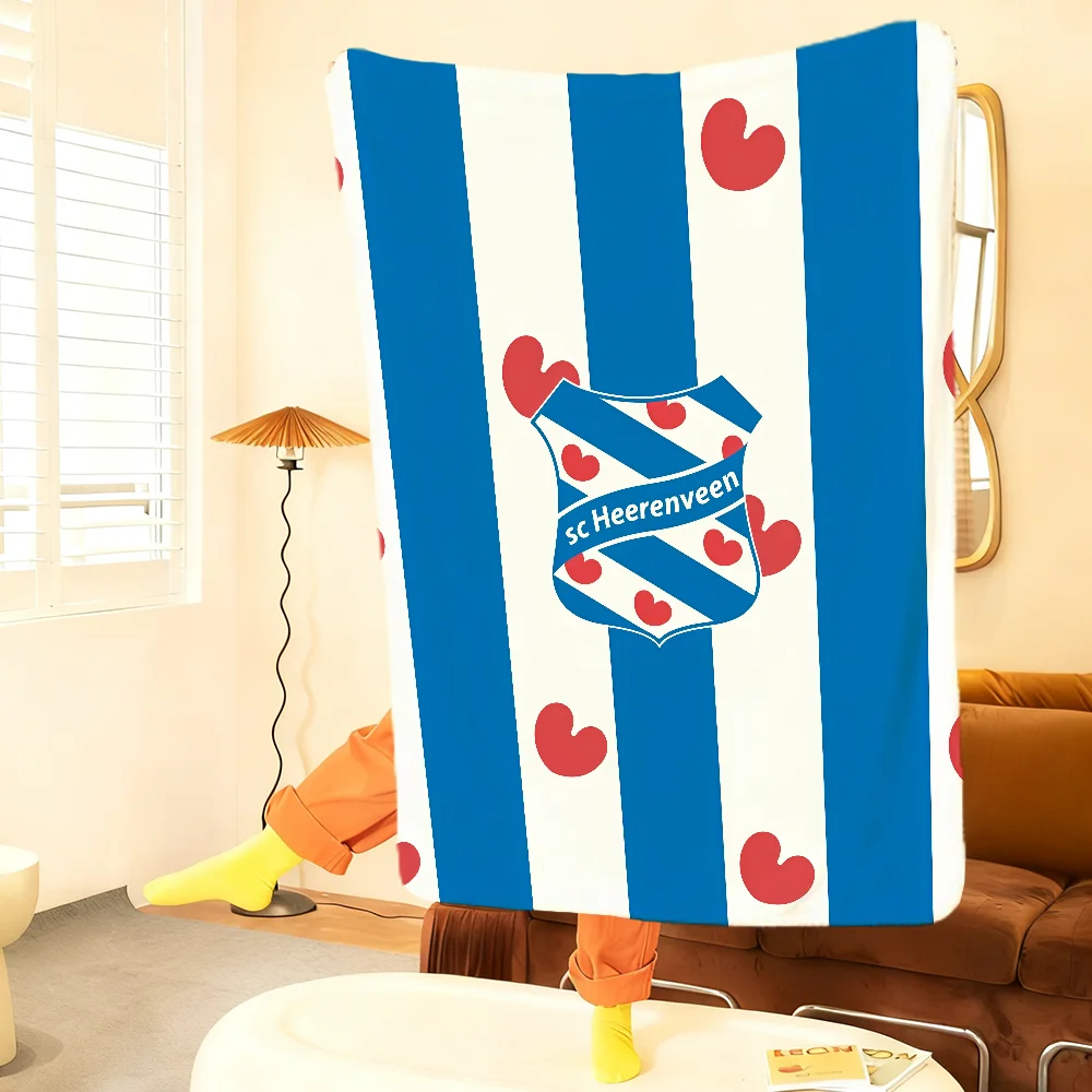 S-Sc Heerenveen-N Blanket Throw Super Cosy Plush Living Room Sofa Couch Childish Birthday Gifts