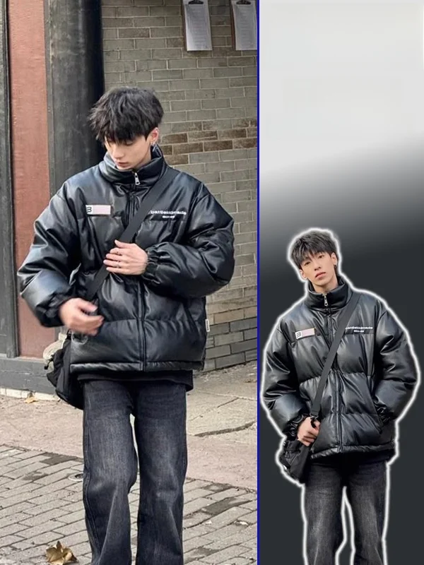 

Новая женская зимняя утепленная куртка больших размеров из американского хлопка с воротником-стойкой в стиле хип-хоп